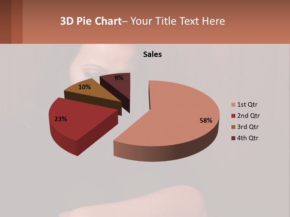 Standing Coast Peaceful PowerPoint Template