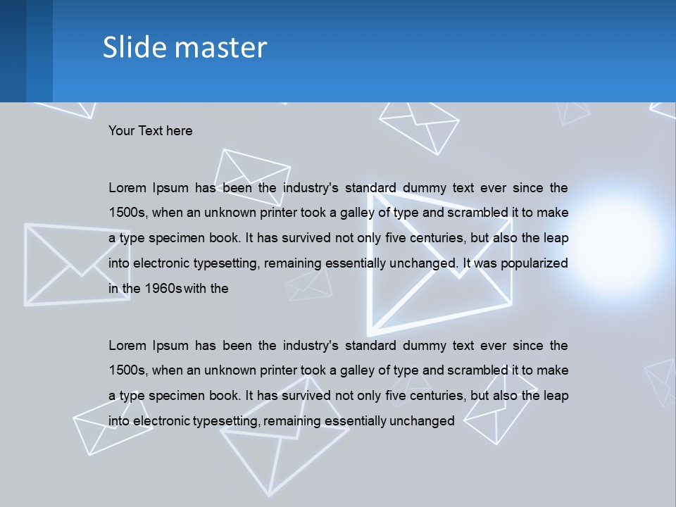 Ocean Sunrise Single PowerPoint Template