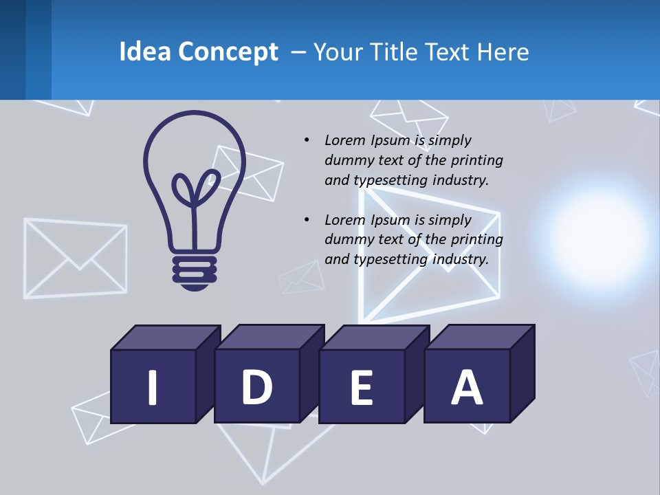 Ocean Sunrise Single PowerPoint Template