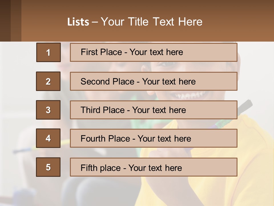 Water Older Single PowerPoint Template