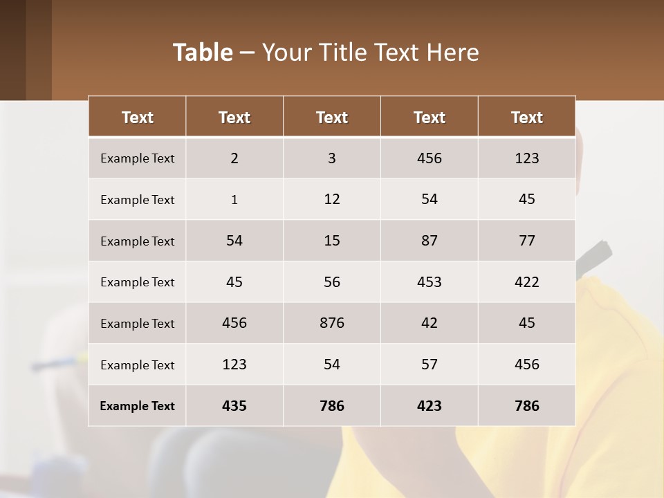 Water Older Single PowerPoint Template