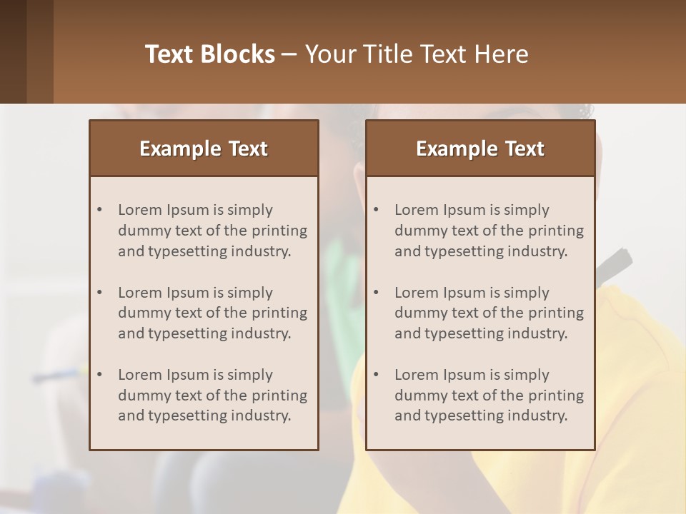 Water Older Single PowerPoint Template
