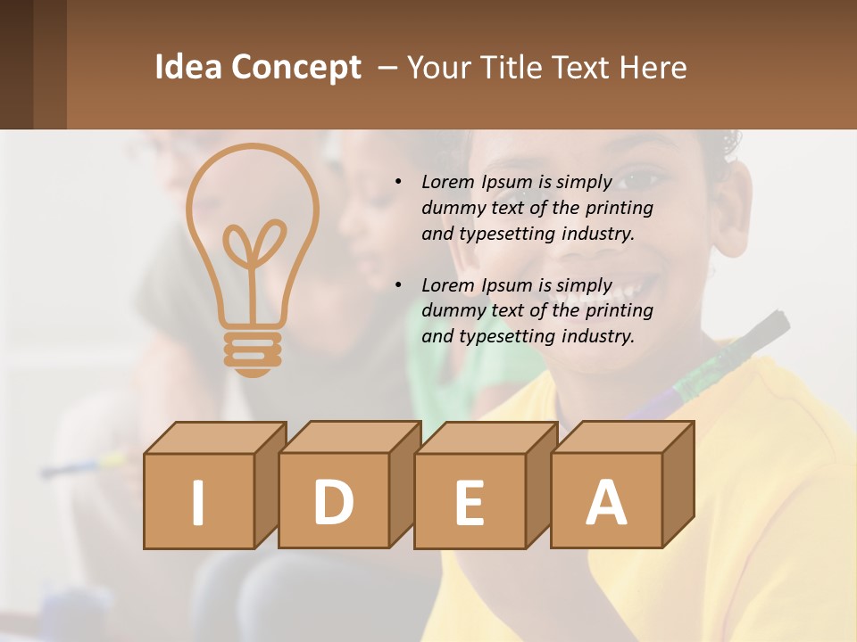 Water Older Single PowerPoint Template