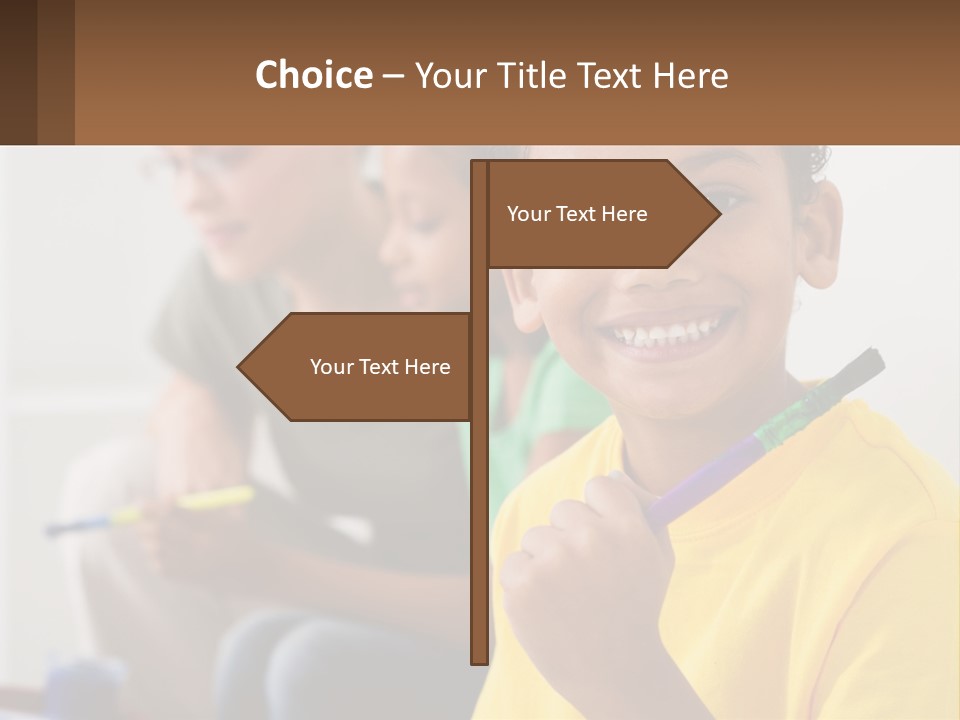 Water Older Single PowerPoint Template