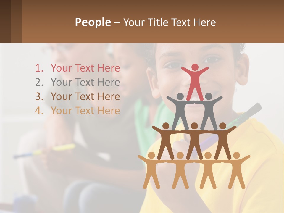 Water Older Single PowerPoint Template