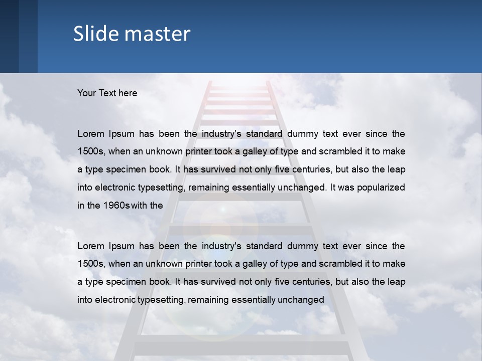 Pensioner White Woman PowerPoint Template