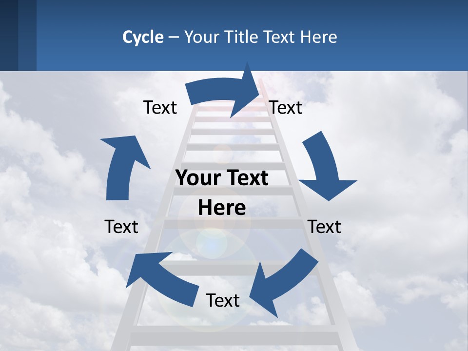Pensioner White Woman PowerPoint Template