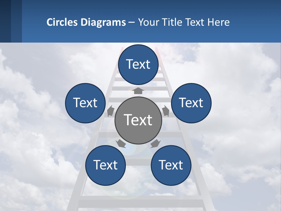 Pensioner White Woman PowerPoint Template