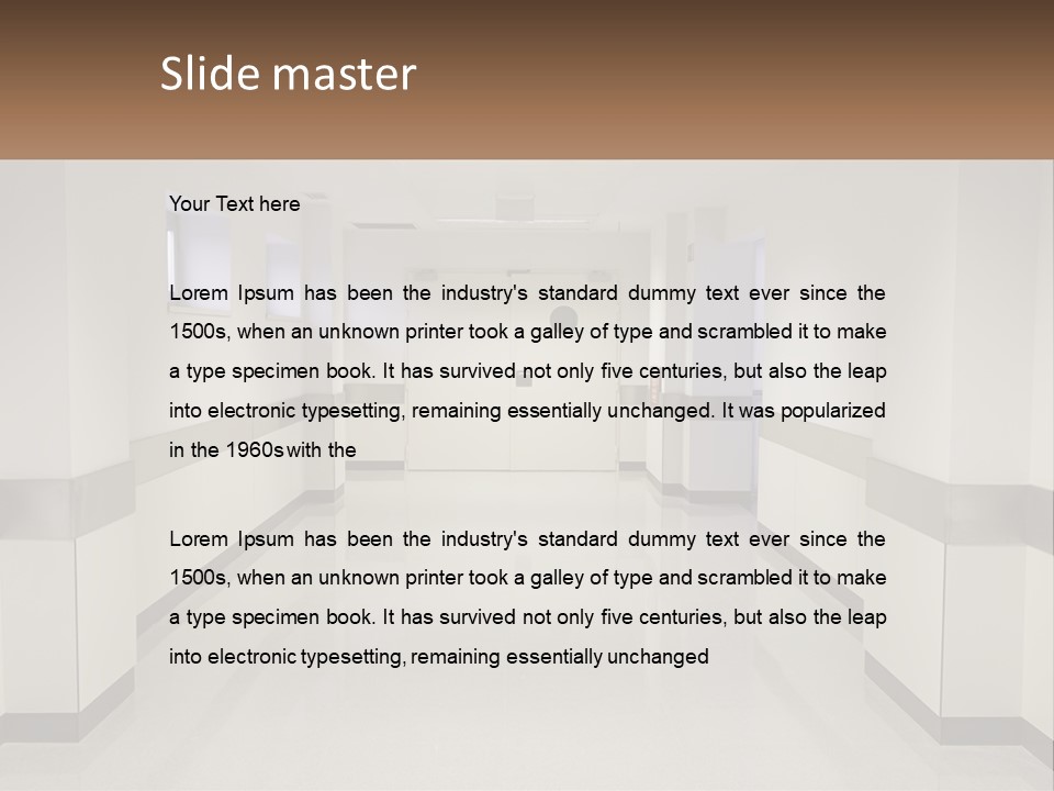 Peaceful Pensioner Calm PowerPoint Template