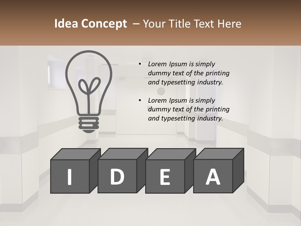 Peaceful Pensioner Calm PowerPoint Template