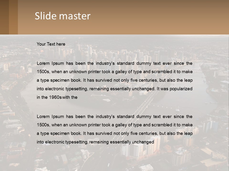 Sea Old Elderly PowerPoint Template