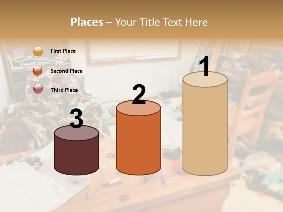 Elderly Caucasian Wave PowerPoint Template