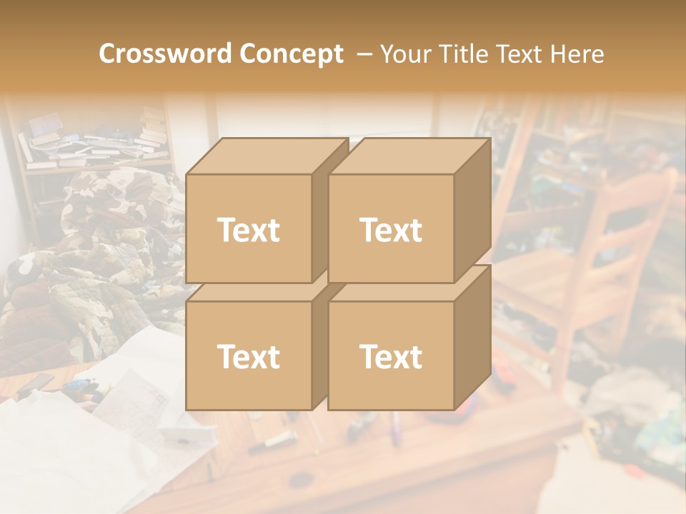 Elderly Caucasian Wave PowerPoint Template