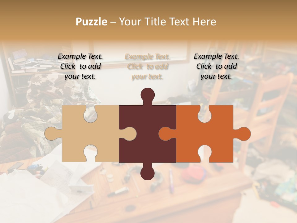 Elderly Caucasian Wave PowerPoint Template