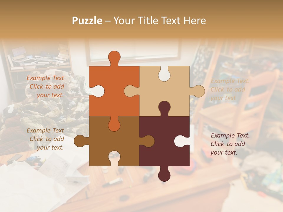 Elderly Caucasian Wave PowerPoint Template