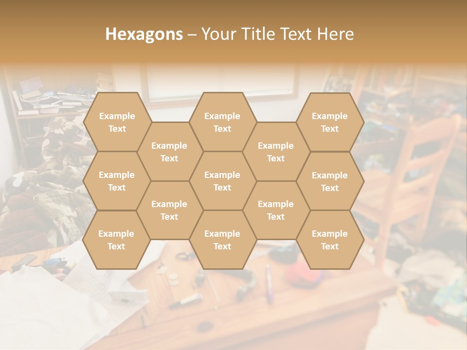 Elderly Caucasian Wave PowerPoint Template