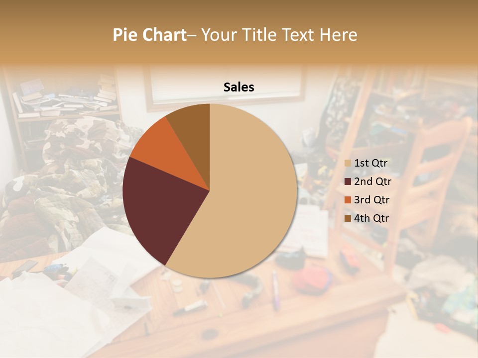 Elderly Caucasian Wave PowerPoint Template