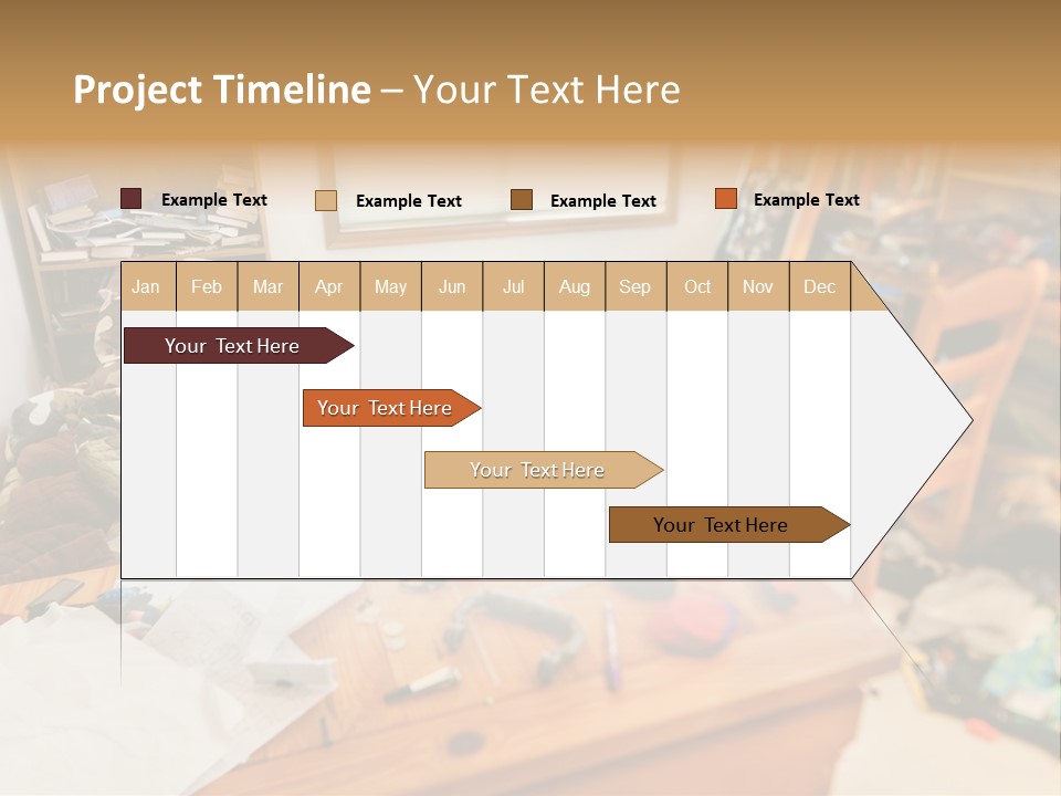 Elderly Caucasian Wave PowerPoint Template