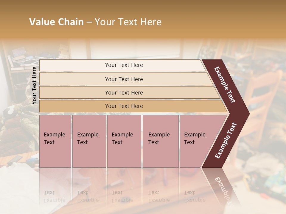 Elderly Caucasian Wave PowerPoint Template