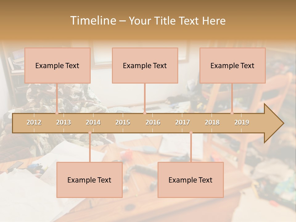 Elderly Caucasian Wave PowerPoint Template