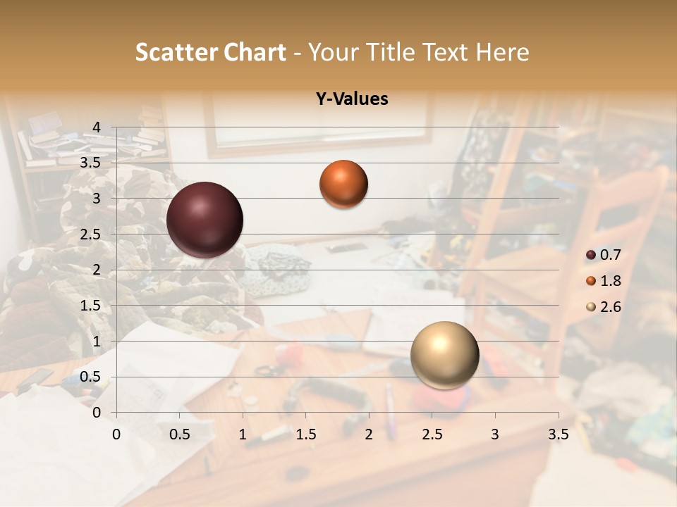 Elderly Caucasian Wave PowerPoint Template