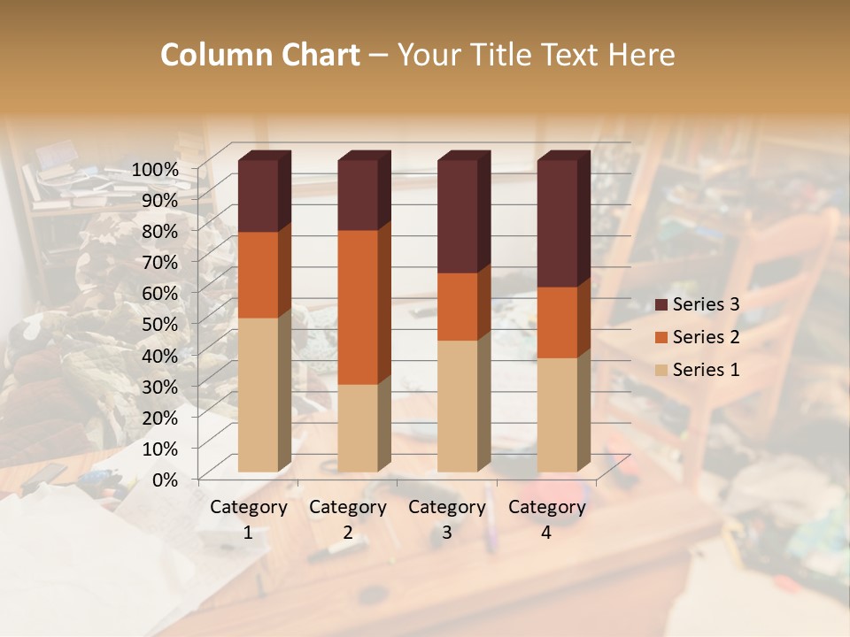 Elderly Caucasian Wave PowerPoint Template