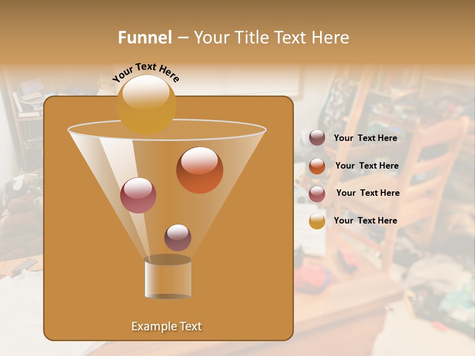 Elderly Caucasian Wave PowerPoint Template