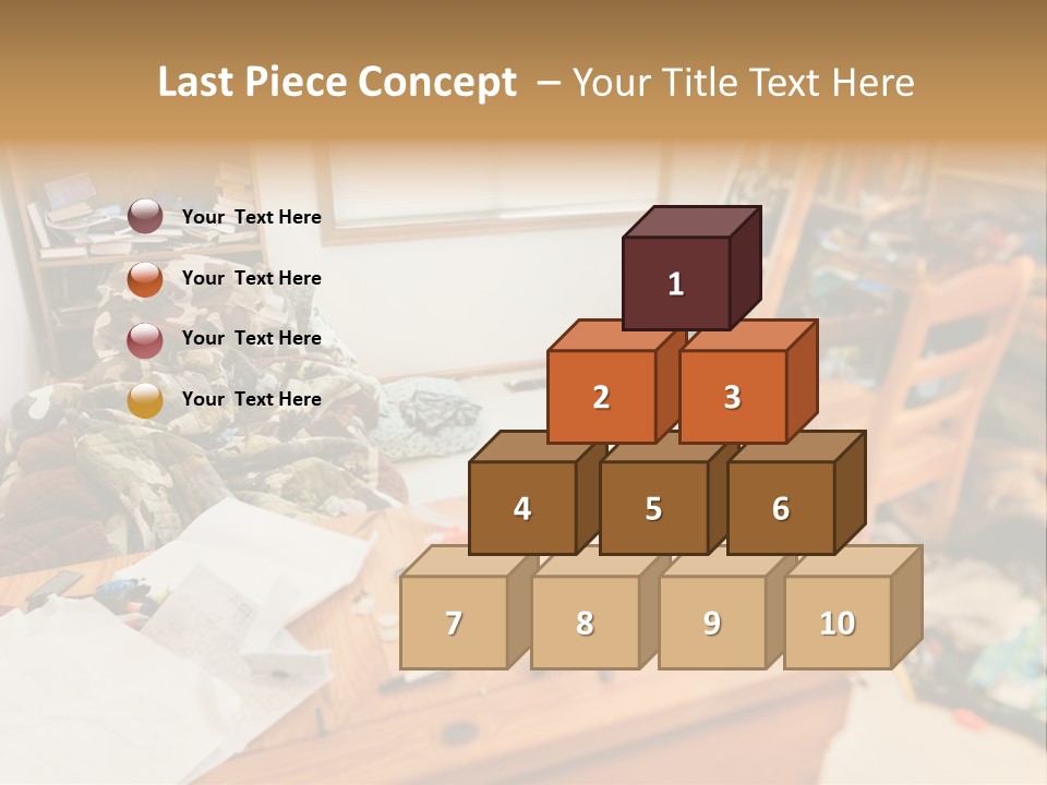 Elderly Caucasian Wave PowerPoint Template