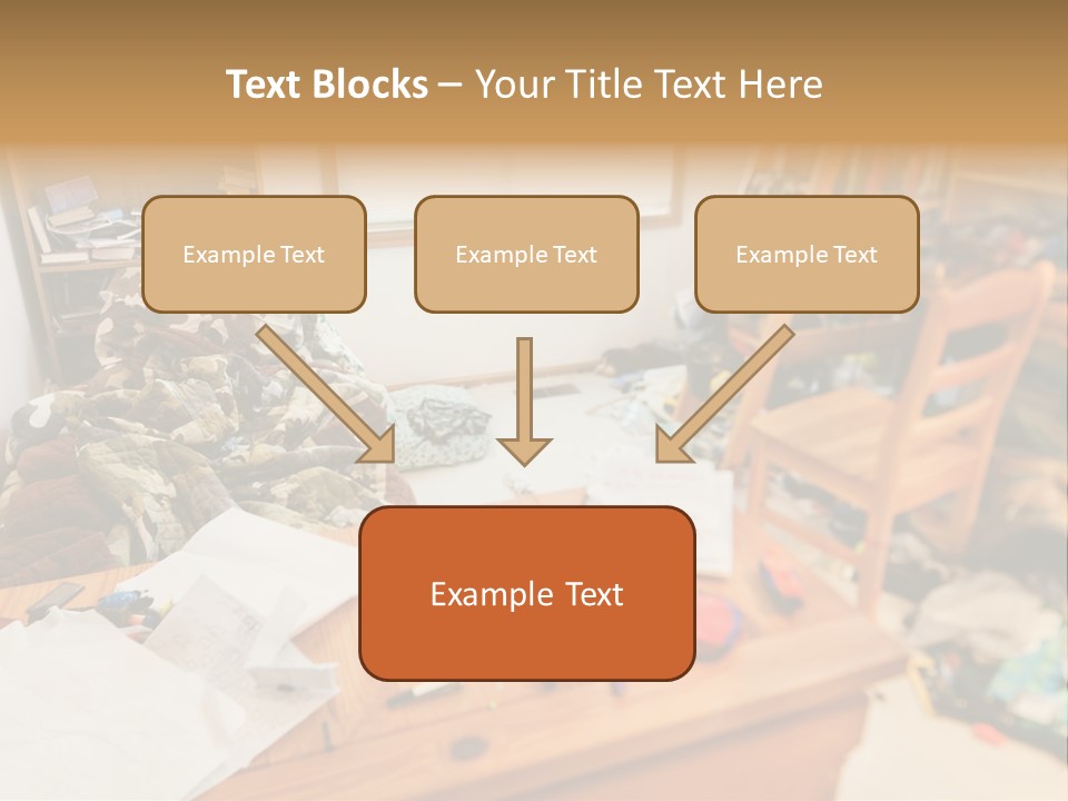 Elderly Caucasian Wave PowerPoint Template