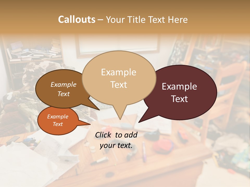 Elderly Caucasian Wave PowerPoint Template