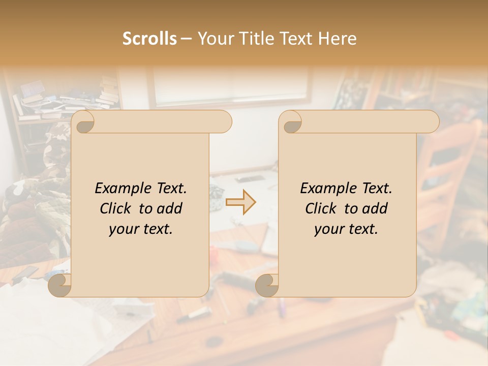 Elderly Caucasian Wave PowerPoint Template