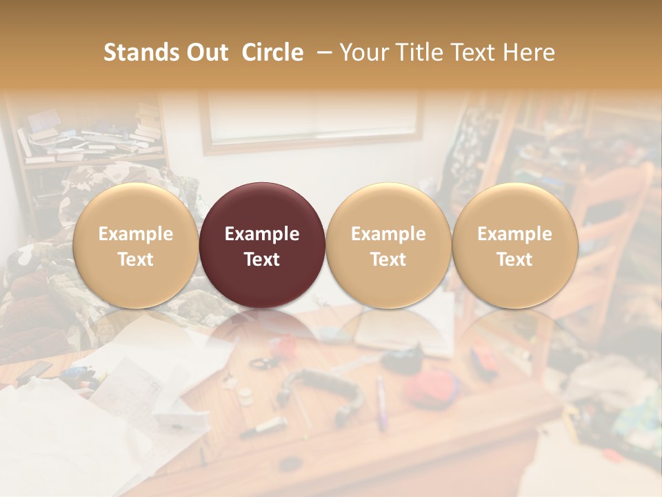 Elderly Caucasian Wave PowerPoint Template