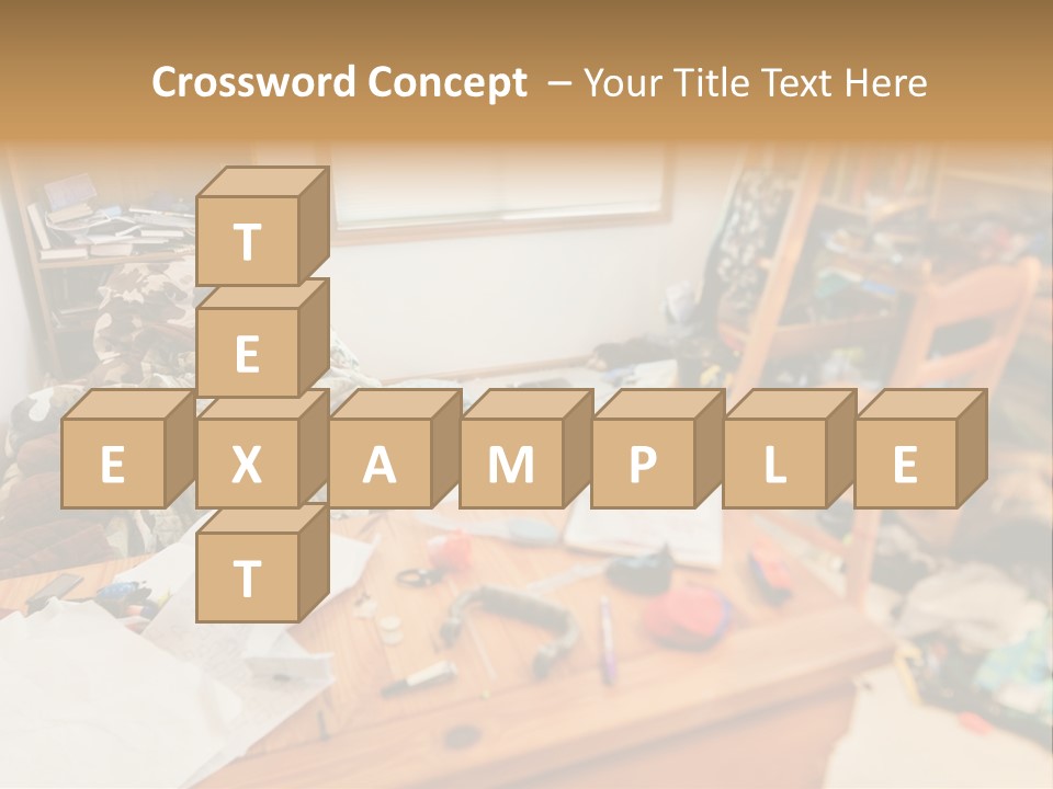 Elderly Caucasian Wave PowerPoint Template