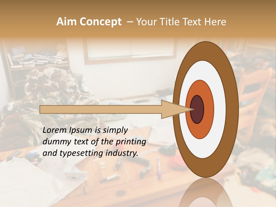 Elderly Caucasian Wave PowerPoint Template