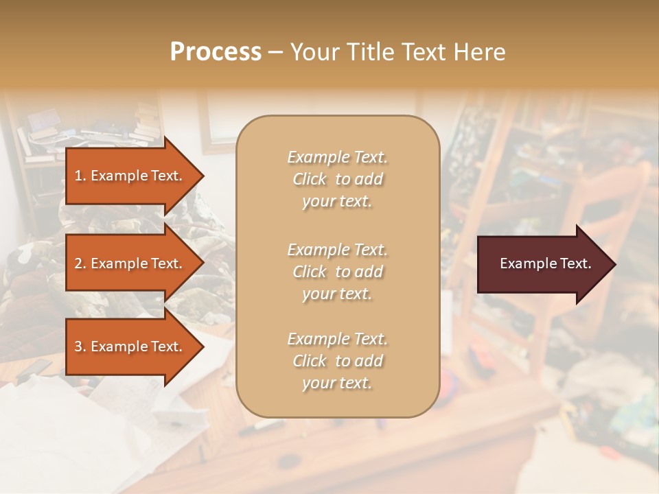 Elderly Caucasian Wave PowerPoint Template