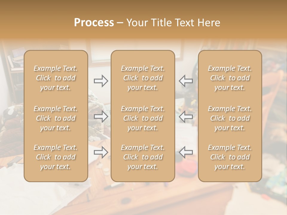 Elderly Caucasian Wave PowerPoint Template