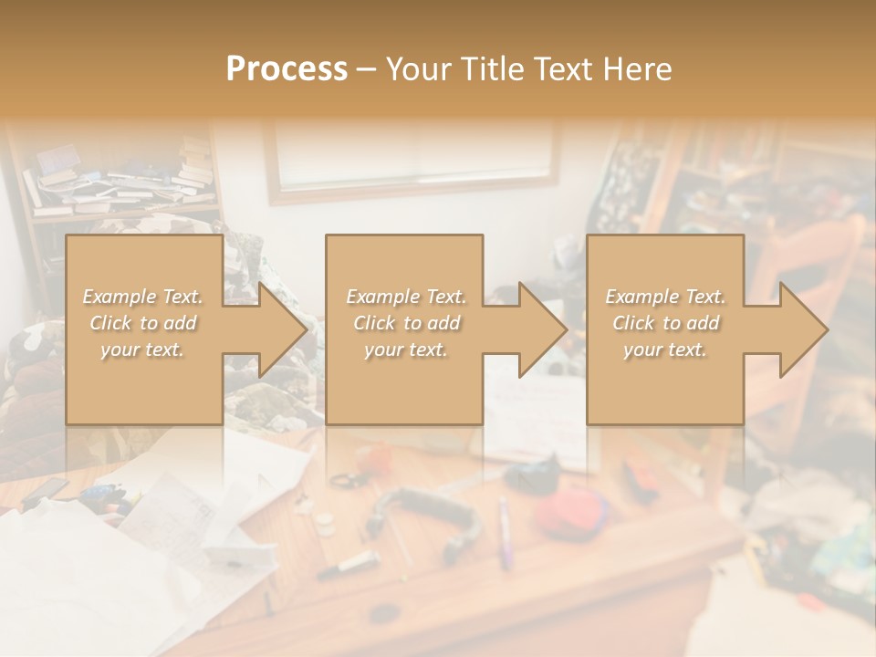 Elderly Caucasian Wave PowerPoint Template