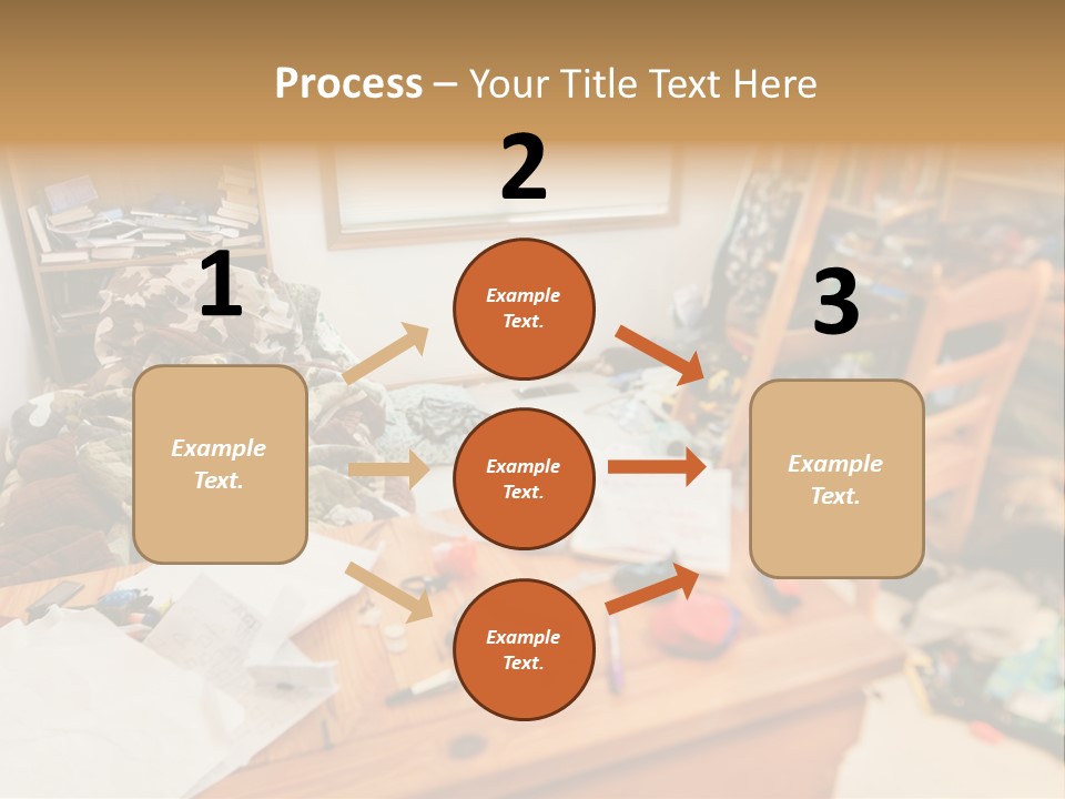 Elderly Caucasian Wave PowerPoint Template