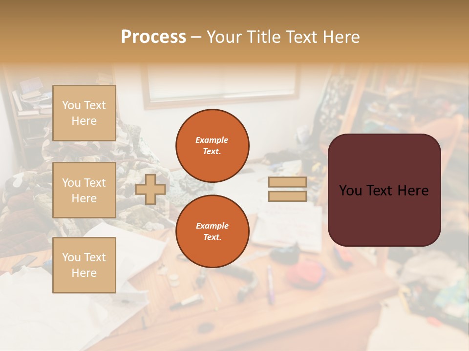 Elderly Caucasian Wave PowerPoint Template