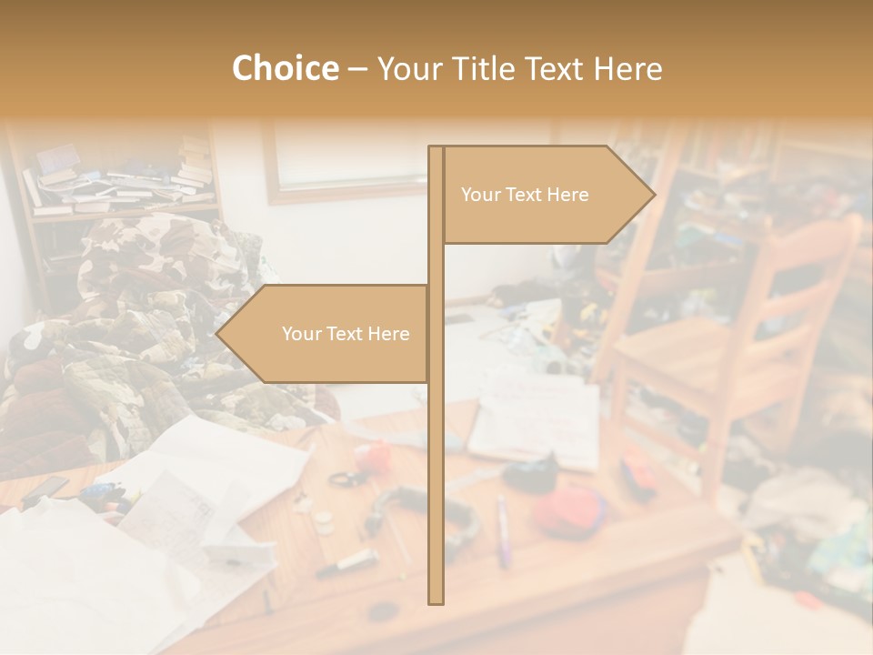 Elderly Caucasian Wave PowerPoint Template