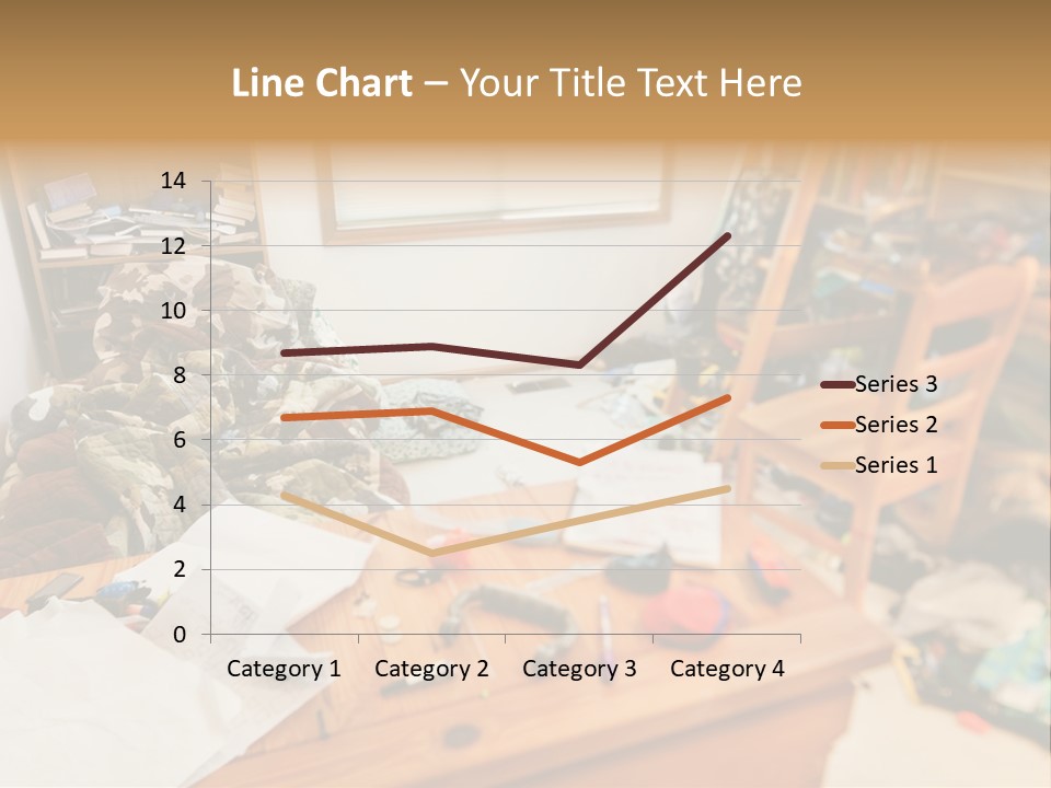 Elderly Caucasian Wave PowerPoint Template