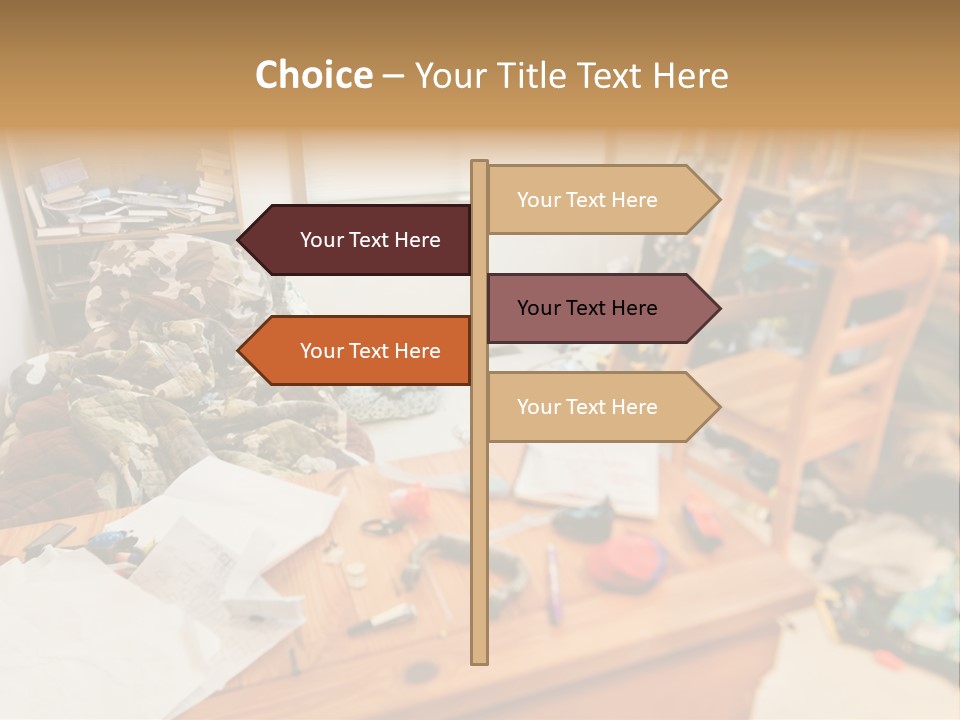 Elderly Caucasian Wave PowerPoint Template