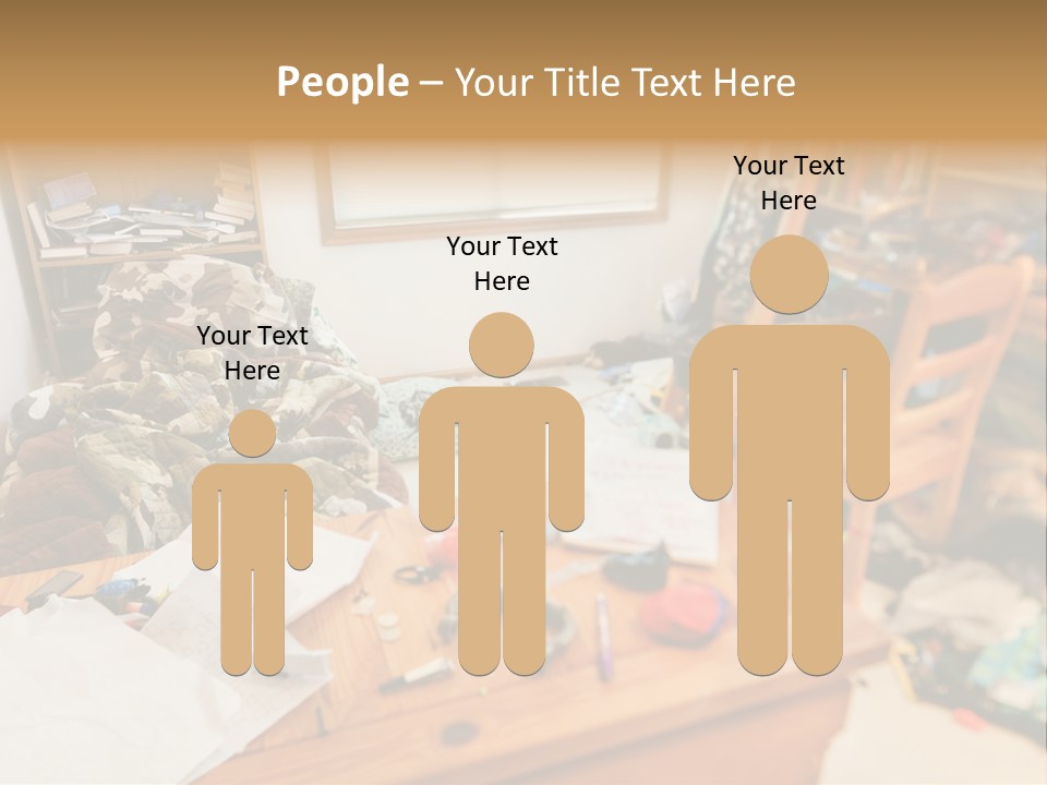 Elderly Caucasian Wave PowerPoint Template