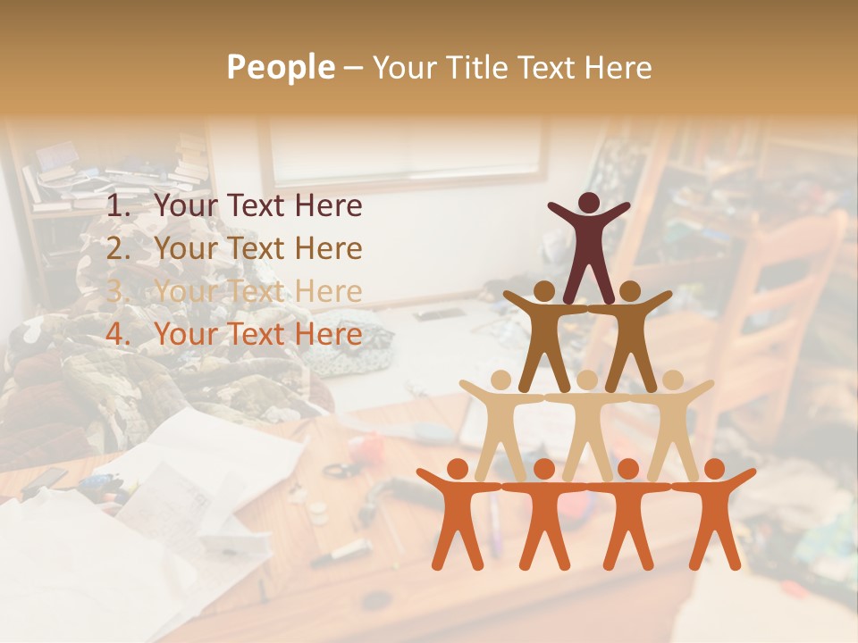 Elderly Caucasian Wave PowerPoint Template