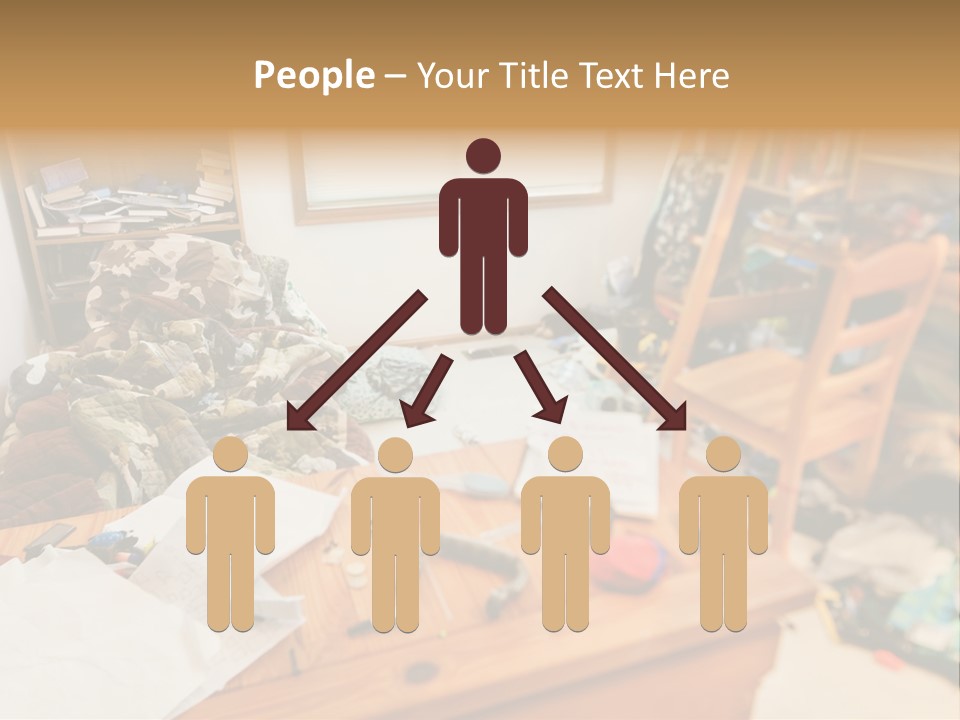 Elderly Caucasian Wave PowerPoint Template