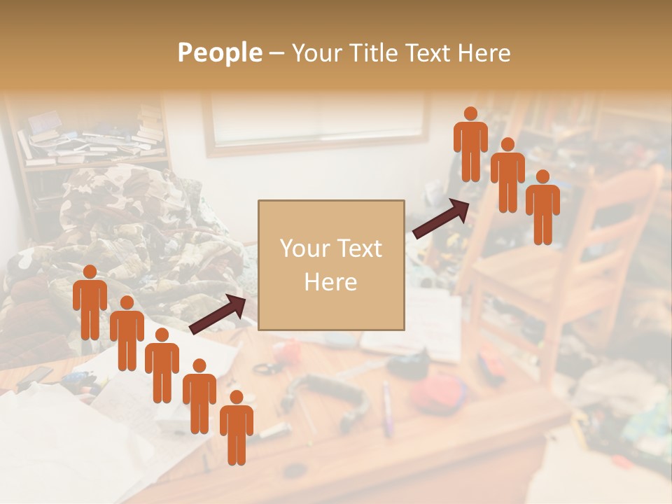 Elderly Caucasian Wave PowerPoint Template