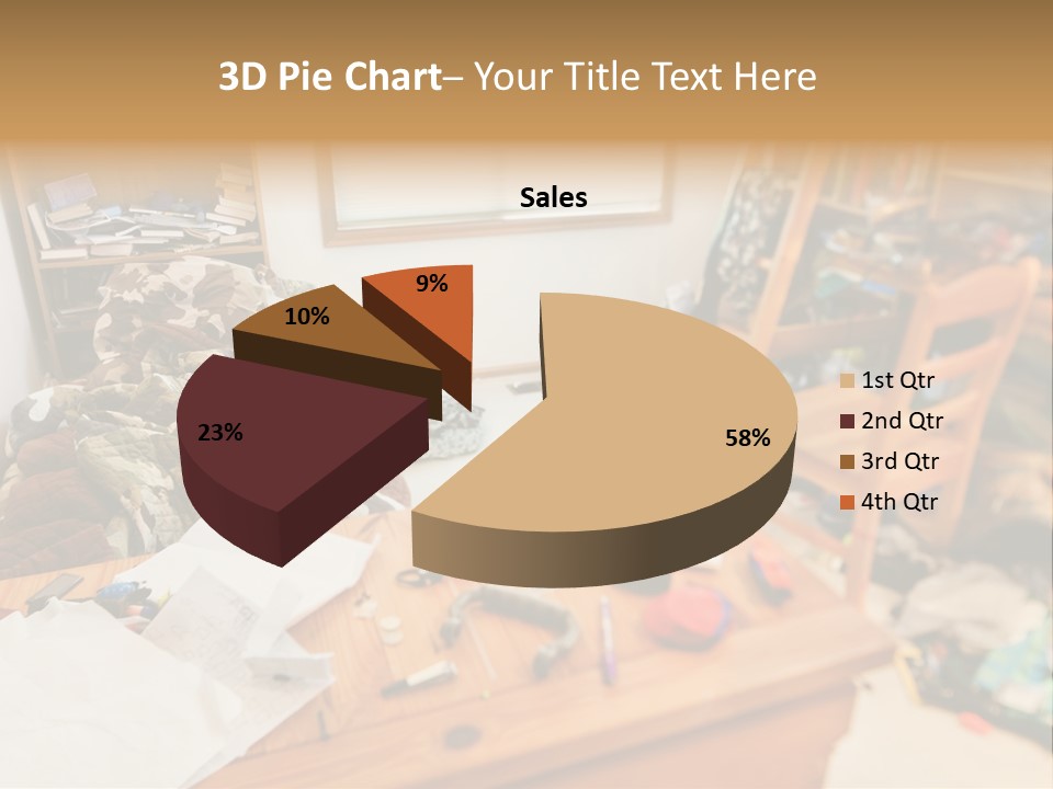 Elderly Caucasian Wave PowerPoint Template