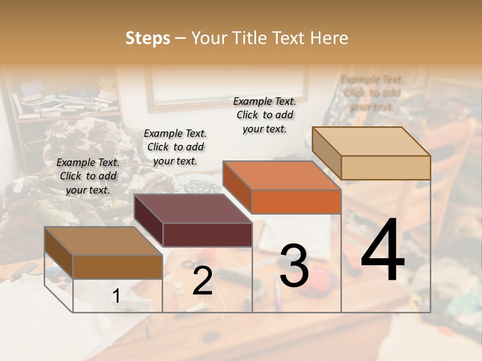 Elderly Caucasian Wave PowerPoint Template