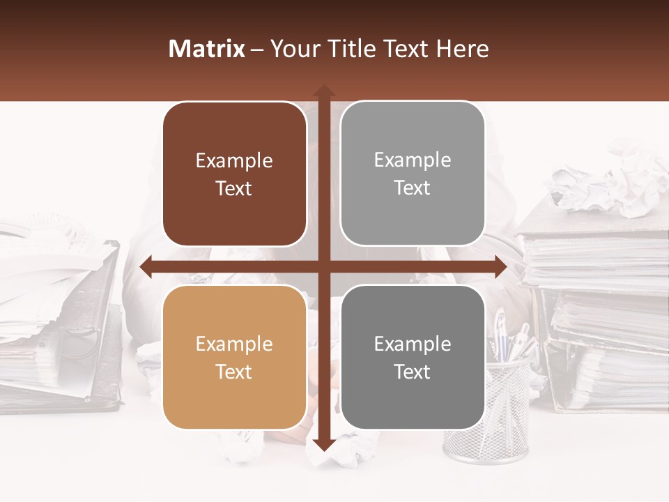 Water Sad Old PowerPoint Template