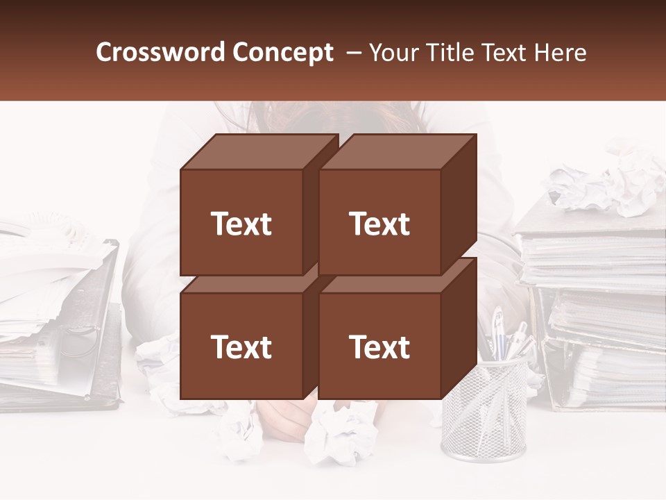 Water Sad Old PowerPoint Template